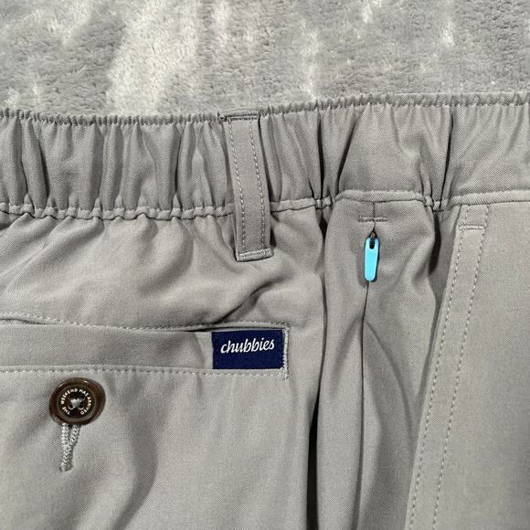 Chubbies Everywear Pant Large Grey Casual Stretch Performance Drawstring Comfort - Picture 8 of 12